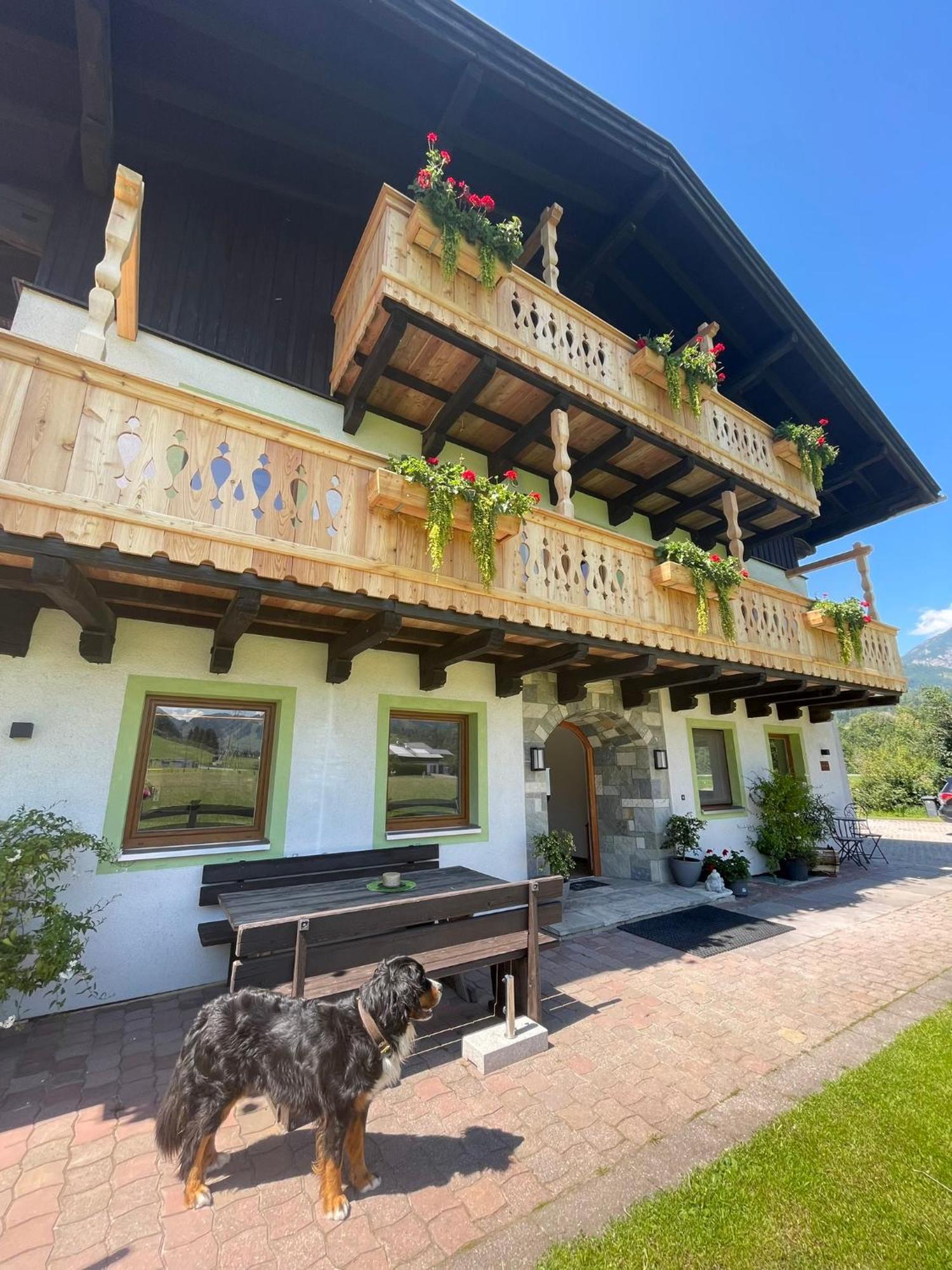 Ferienwohnung Obermuehlhof Saalfelden Exterior foto
