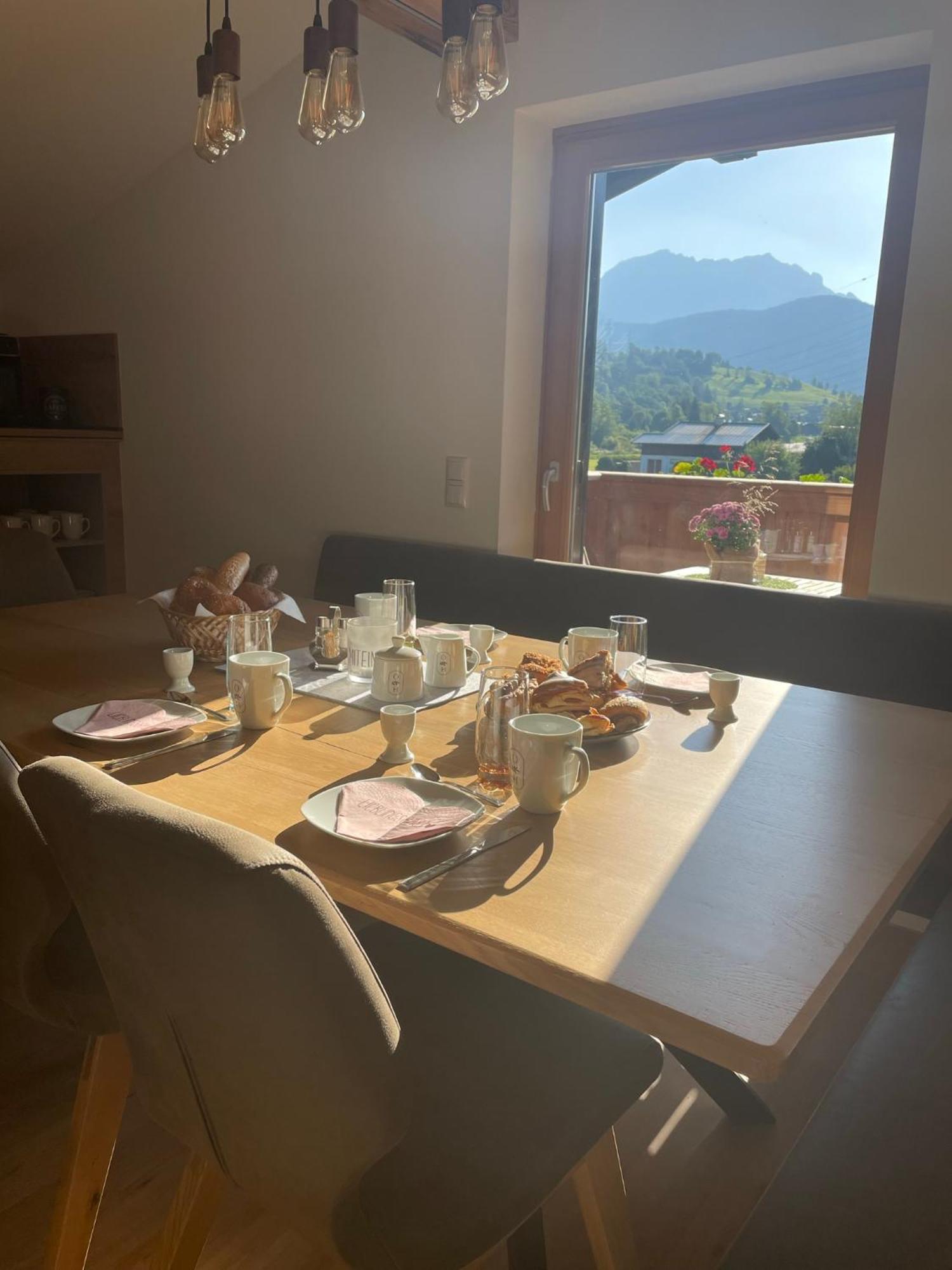 Ferienwohnung Obermuehlhof Saalfelden Exterior foto
