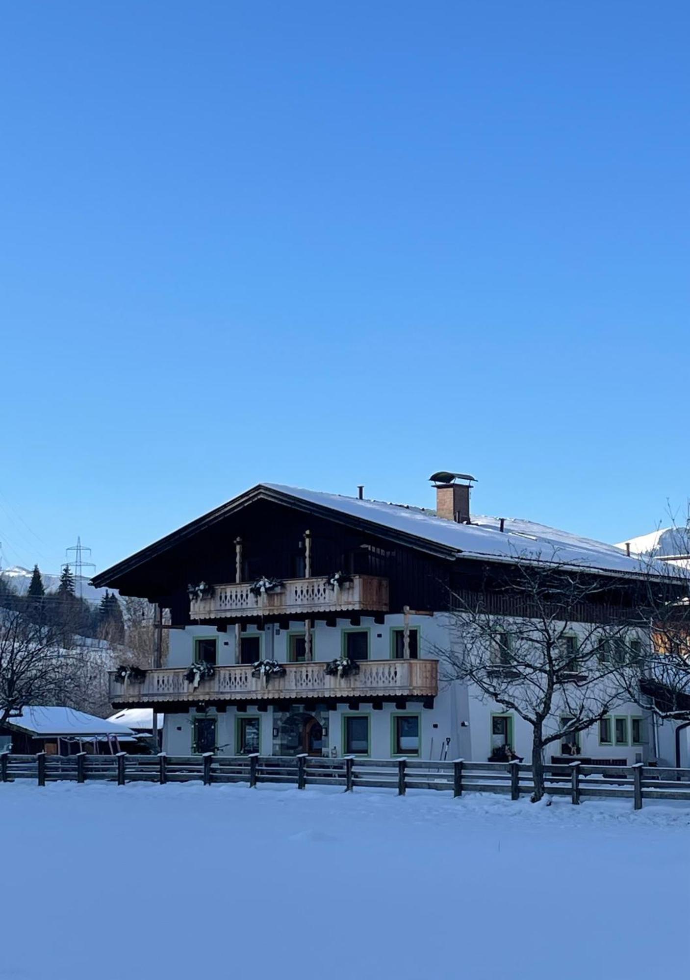 Ferienwohnung Obermuehlhof Saalfelden Exterior foto